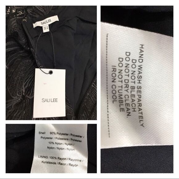 Saulee Alyssa Embroiled Mesh Fit &Flare Midi Dress - Picture 6 of 8